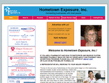 Tablet Screenshot of hometownexposure.com